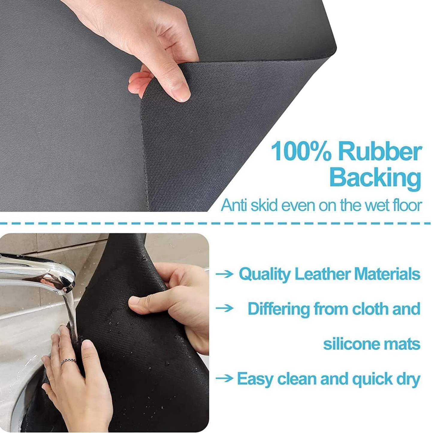 Quick-Drying Kitchen Mat – Absorbent, Durable & Easy to Clean | ( Buy 1 Get 1 FREE! )